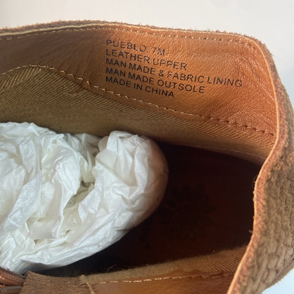 NWT Yellow Box Women’s leather booties sz 7 Chestnut Brown - Picture 6 of 8